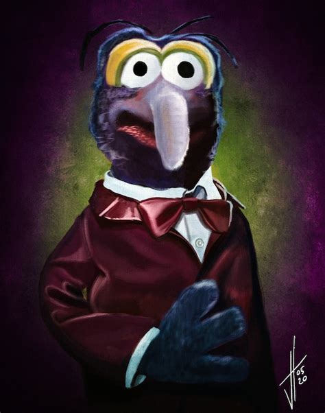 Gonzo The Great Portrait Print The Muppets Etsy