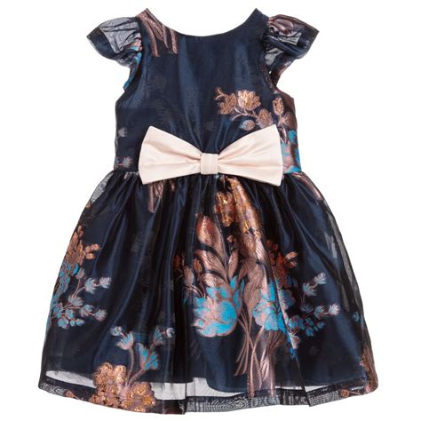 Her's is rose gold and his is navy blue. Hucklebones London - Navy Blue & Rose Gold Dress ...