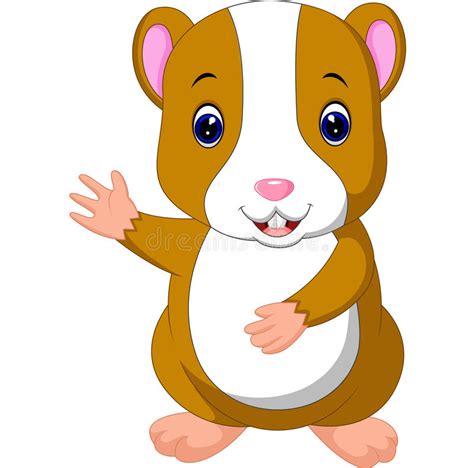 Hamster Waving Stock Vector Illustration Of Cartoon 10247654