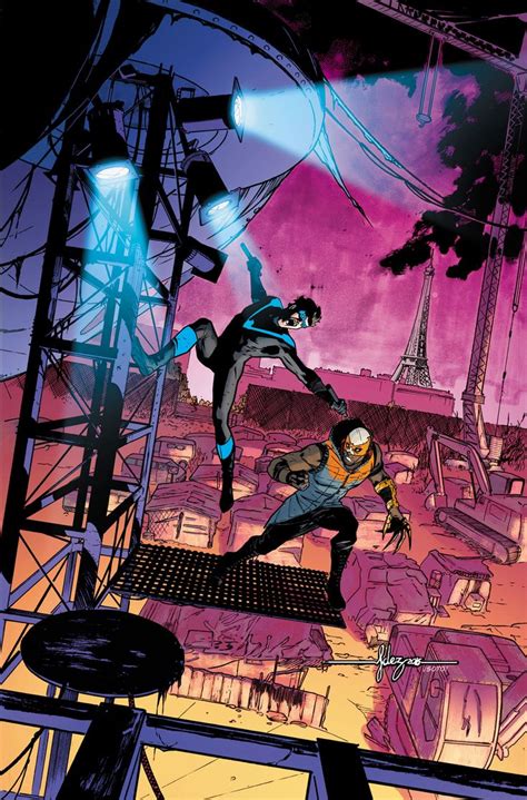 Nightwing Vs Raptor By Javi Fernandez Superhero Wallpaper Nightwing