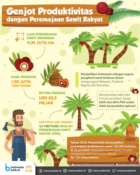 Genjot Produktivitas Dengan Peremajaan Sawit Rakyat Indonesia Baik