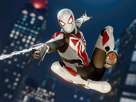 1400x1050 Resolution Miles Morales Spider Man White Suit 1400x1050