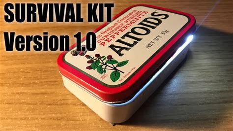 Altoids Tin Edc Survival Kit Youtube