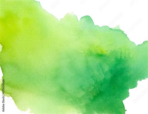Green Watercolor Wash Background Stock Photo Adobe Stock