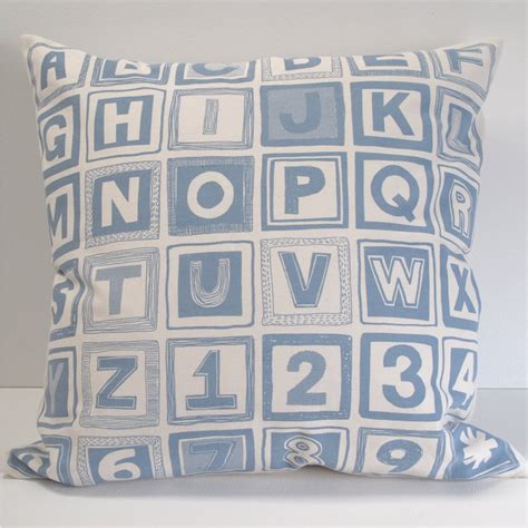 Retro Alphabet Cushion Helen Rawlinson Design