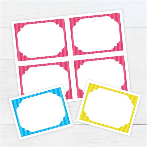 Printworks Templates For Index Cards Flash Cards Postcards And More