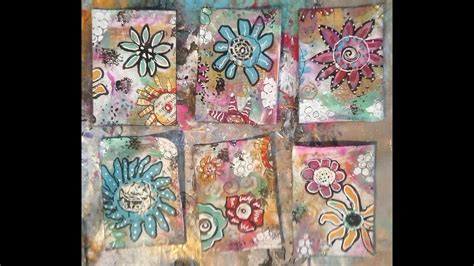 See more ideas about artist trading cards, cards, cards handmade. how to make easy doodle flower Artist Trading Cards / Artist Trading Cards for Beginners - YouTube