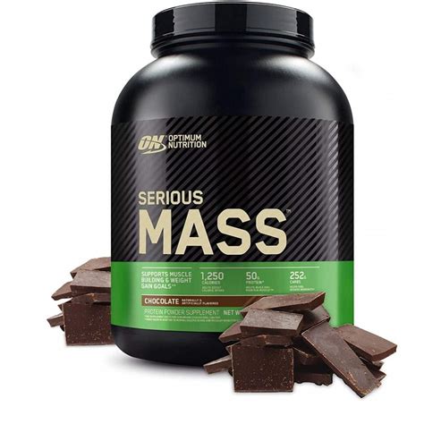 Optimum Nutrition Serious Mass Protein Powder Chocolate 50g Protein