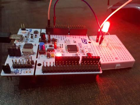 Led Blinking Stm32 Nucleo With Arduino Ide Gpio Pins Arduino Led