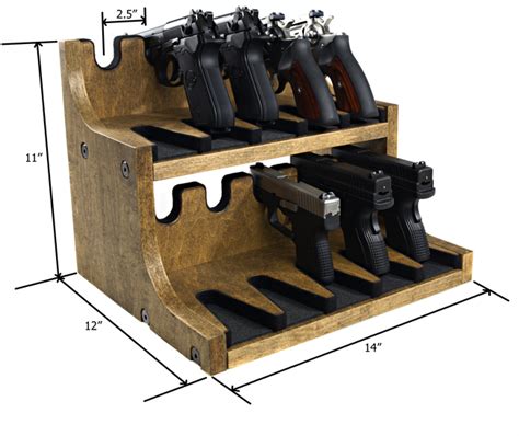 Gun racks not only provide an attractive display for rifles, shotguns and other long weapons, but also organize them and keep them out of. Quality Rotary Gun Racks, quality Pistol Racks - 10 Gun Pistol Rack