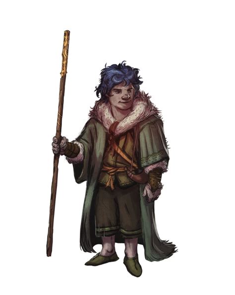 OC ART A Gnome Monk Commission In 2022 Character Portraits