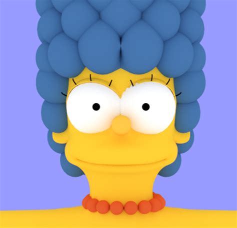 3d Model Catalog Marge Simpson By Chesty Larue Art On Deviantart