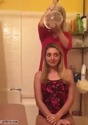 Dropping Water Filled Condom On Head Best Funny Gifs Updated Daily