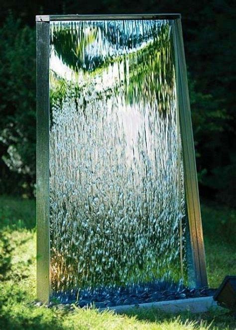 Create A Soothing Oasis Build A Glass Waterfall For Your Backyard With