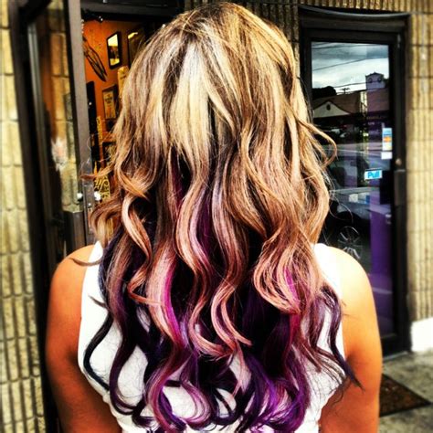The 25 Best Purple Underneath Hair Ideas On Pinterest
