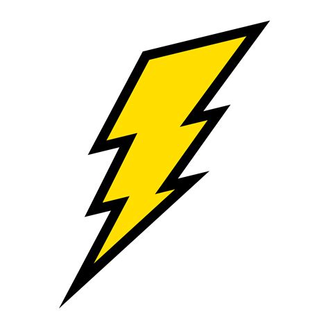 Due to the lightning bolt attacking in a cone in front of you, its vertical range is very small near you, but much larger by the edge of the skill. Electric Lightning Bolt 551485 Vector Art at Vecteezy