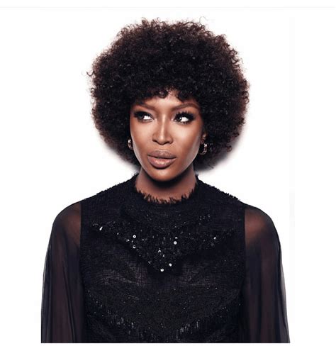 Ageless Beauty Naomi Campbell Rocks An Amazing Afro For Magazine