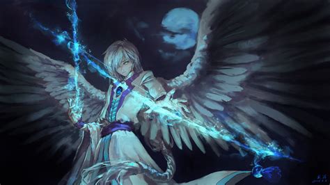 Anime Angel Boy With Magical Arrow Hd Anime 4k Wallpapers Images