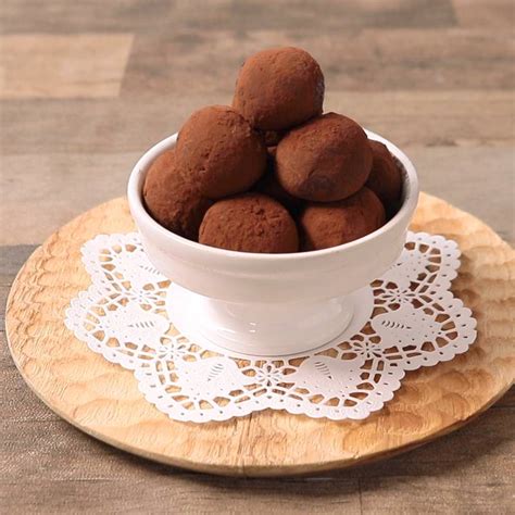 材料3つで簡単 チョコレートトリュフ 作り方・レシピ クラシル