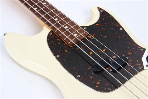 C 1994 Fender Japan Mustang Bass Olympic White Mij Shortscale Vinta Kansas City Vintage Guitars