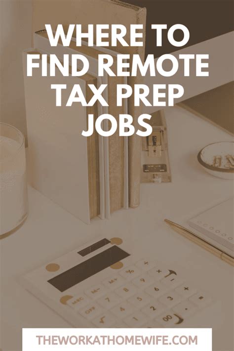 Where To Find Tax Preparer Jobs From Home
