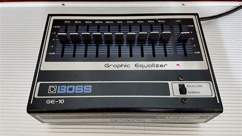 Boss Ge 10 Graphic Eq Vintage Equalizer Reverb