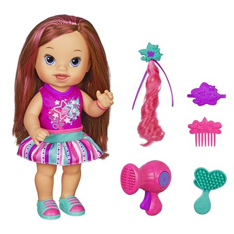 Giving your baby a bath is a great way to bond with your child and to make sure he or she is clean and cared for. Baby Alive Play 'n Style Christina Doll - Brunette