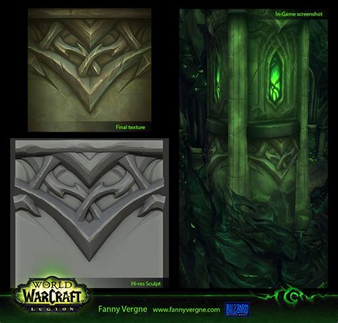 Texturing World Of Warcraft Legion Environmental Art Game Concept