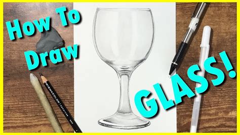 How To Draw Glass Youtube