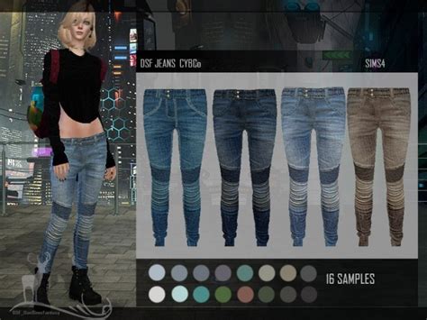 Dsf Jeans Cybco By Dansimsfantasy At Tsr Sims 4 Updates