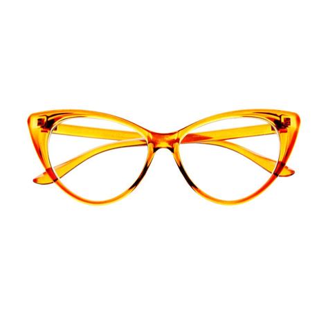 Tip Pointed Clear Lens Retro Style Cat Eye Glasses Frames C10 Gafas Anteojos Lentes