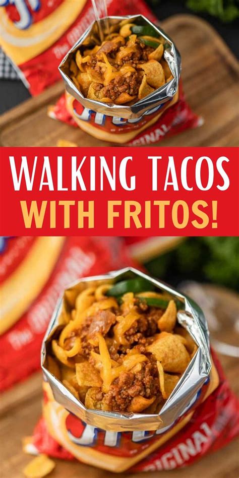 Walking Taco Frito Chili Pie Learn How To Make A Walking Taco