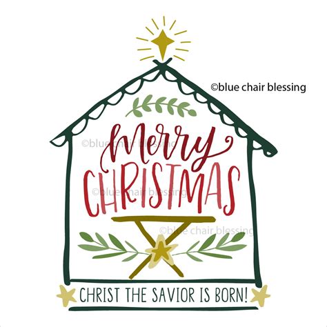 Christian Christmas Hand Lettered Vector Clip Art And Graphics