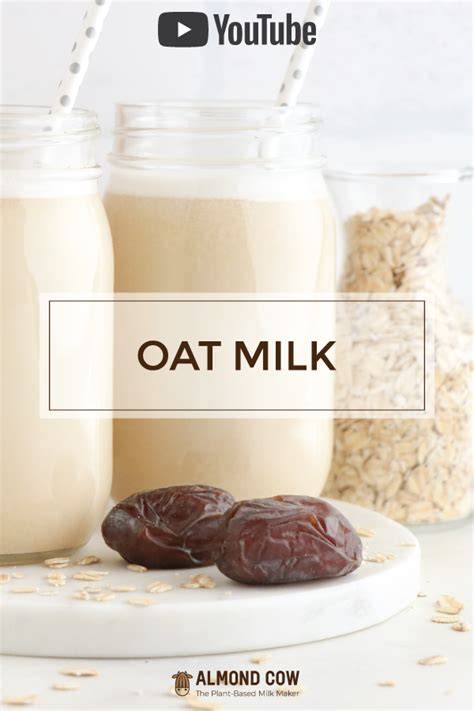 Oat milk is exactly what it sounds like: How to make Oat Milk YouTube video! | Milk recipes, Oat ...