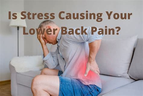 Is Stress Causing Your Lower Back Pain