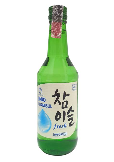 Bebida Alco Lica Chamjisul Fresh Soju Ml Jinro Cor Ia Do Sul Casa