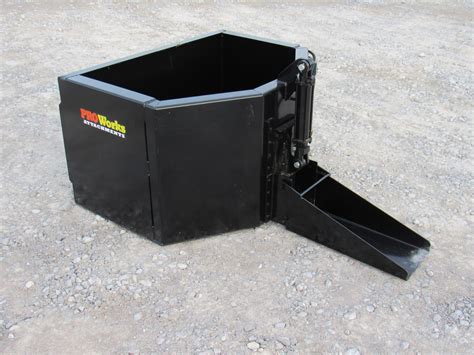 58 Cubic Yard Hydraulic Concrete Dispensing Bucket Attachment Fits