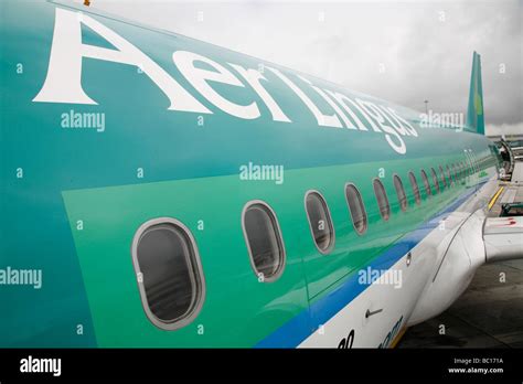 Airplane Of The Company Aer Lingus Stock Photo Alamy