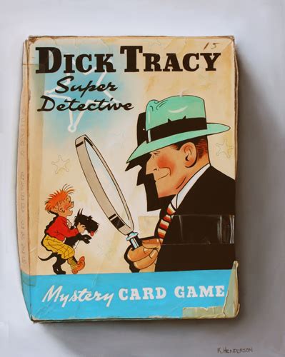 K Henderson Fine Art PRINTS Greeting Cards Dick Tracy Super