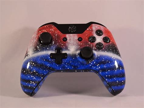 Custom Painted Xbox One Controller Space Galaxy By Stylobrand