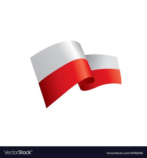 Poland Flag Royalty Free Vector Image VectorStock