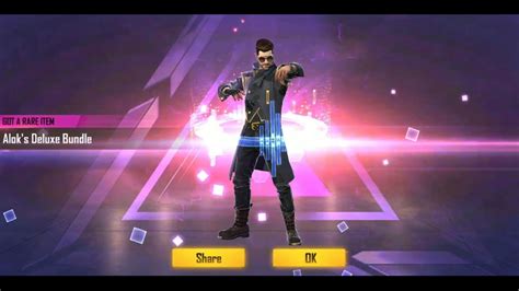 Do you love new free fire gun skins and outfits but don't have any money? എൻറെ മോനെ ALOK കിടുക്കി 😍 | ALOK - THE NEW CHARACTER ...