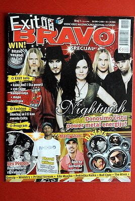 Nightwish On Cover Rare Exyu Bravo Magazine Ebay