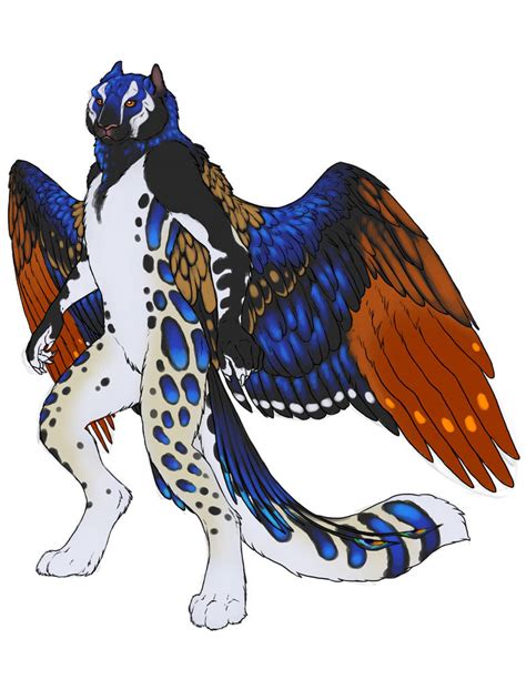 Anthro Peacock Gryphon By Un Do By Dream Finder On Deviantart