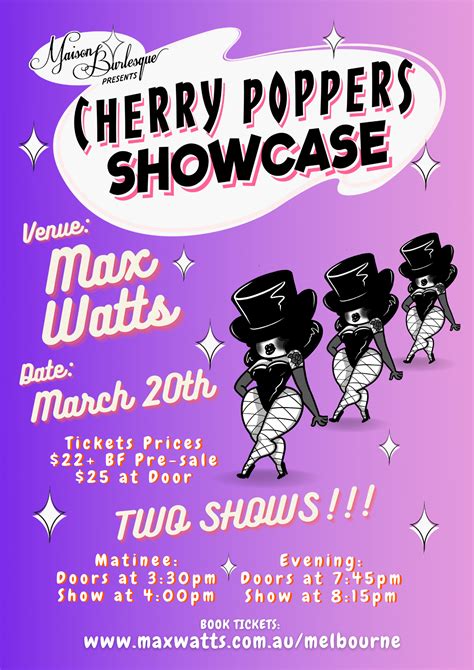 Miss Maple Rose — The Cherry Poppers Showcase March Edition