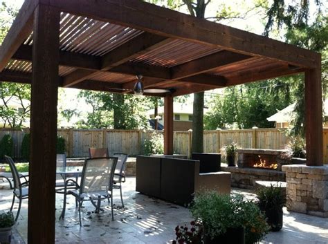 Diy corrugated metal outdoor bar. Pergola design that isn't too modern. | Outdoor Patio ...