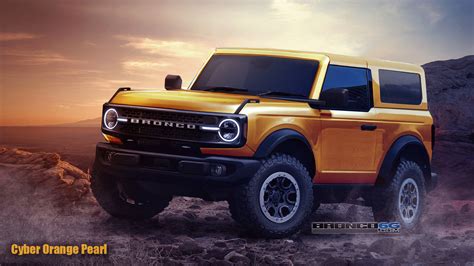 Cyber Orange Metallic Color Officially Previewed By Ford Bronco6g
