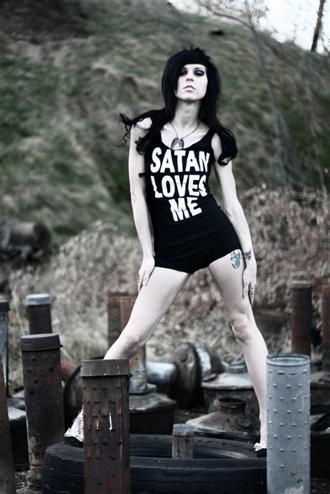 Satan Loves Me Black Metal Girl Fashion Photography Inspiration Goth