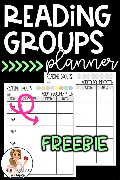 Reading Groups Template Includes Group Templates Small Group Schedules