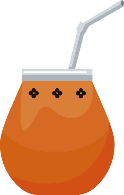 Mate Cup With Straw 24094877 Png